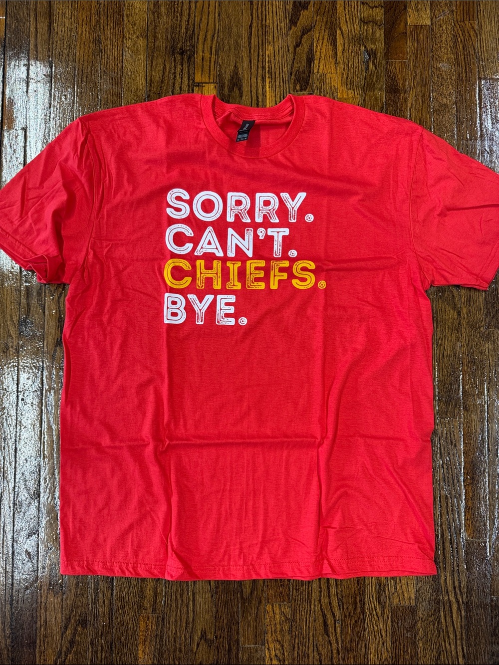 Red KC Chiefs Graphic Tee
